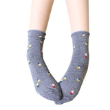 Feitong Free Size Socks Christmas Women Girl Casual Santa Claus Socks Cute Unisex Soft Cotton Breathable Warm Socks calcetines
