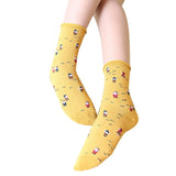Feitong Free Size Socks Christmas Women Girl Casual Santa Claus Socks Cute Unisex Soft Cotton Breathable Warm Socks calcetines